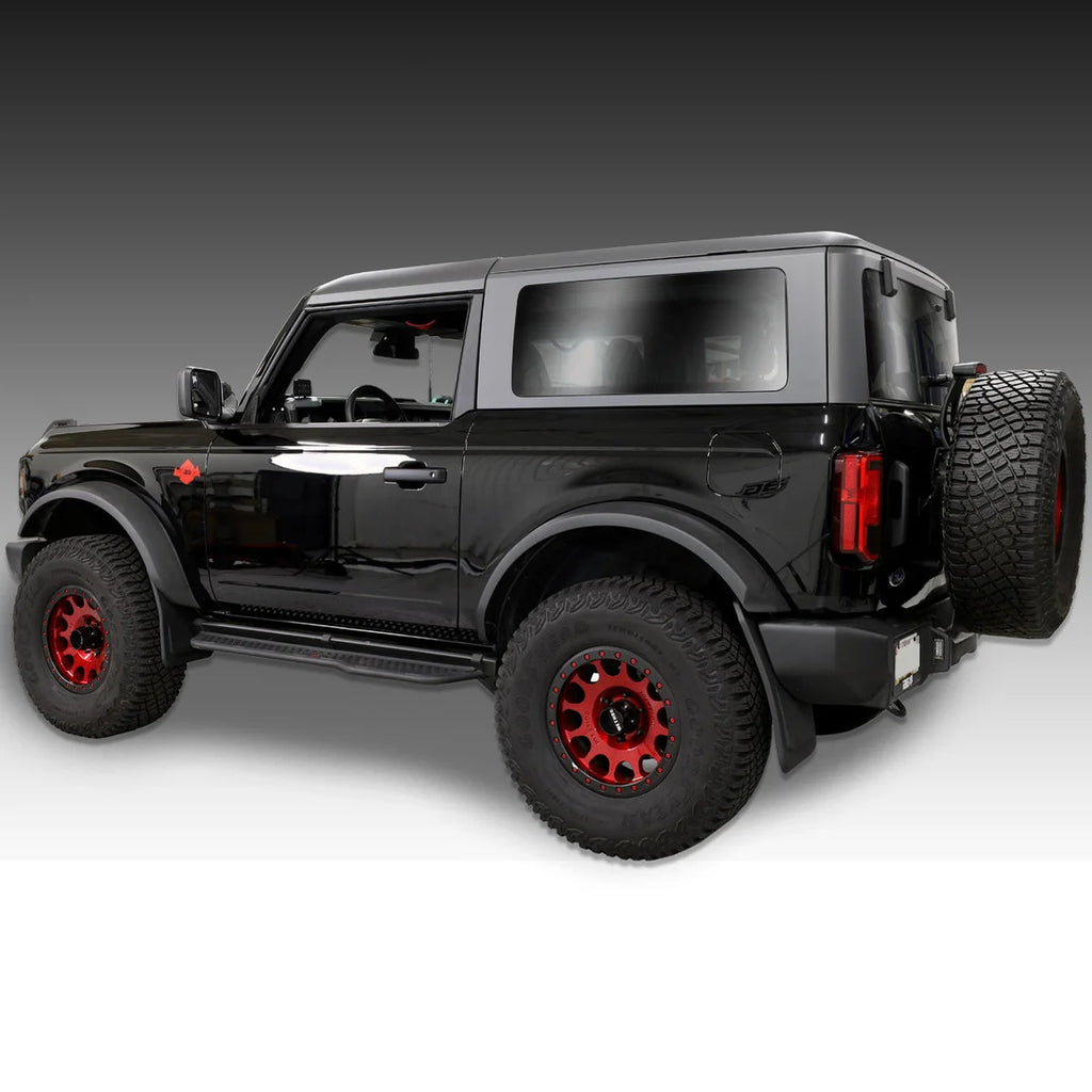 IAG Performance IAG I-Line Mud Flap Front and Rear Set for 2021+ Ford Bronco IAG-BDY-F3038 - Installation View