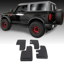 Load image into Gallery viewer, IAG Performance IAG I-Line Mud Flap Front and Rear Set for 2021+ Ford Bronco IAG-BDY-F3038 - Additional View 5