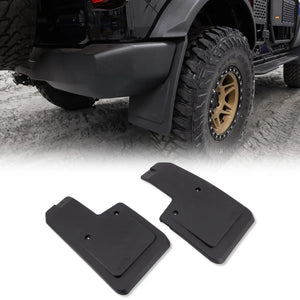 IAG Performance IAG I-Line Mud Flap Set Rear Only for 2021+ Ford Bronco IAG-BDY-F3172 - Main Product View
