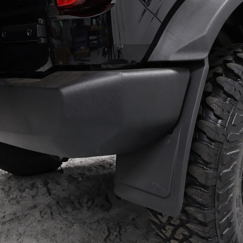 IAG Performance IAG I-Line Mud Flap Set Rear Only for 2021+ Ford Bronco IAG-BDY-F3172 - Back View