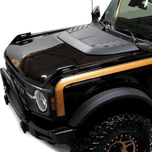 IAG Performance IAG I-Line Non-Functional Hood Scoop for 2021+ Ford Bronco IAG-BDY-F3036 - Main Product View