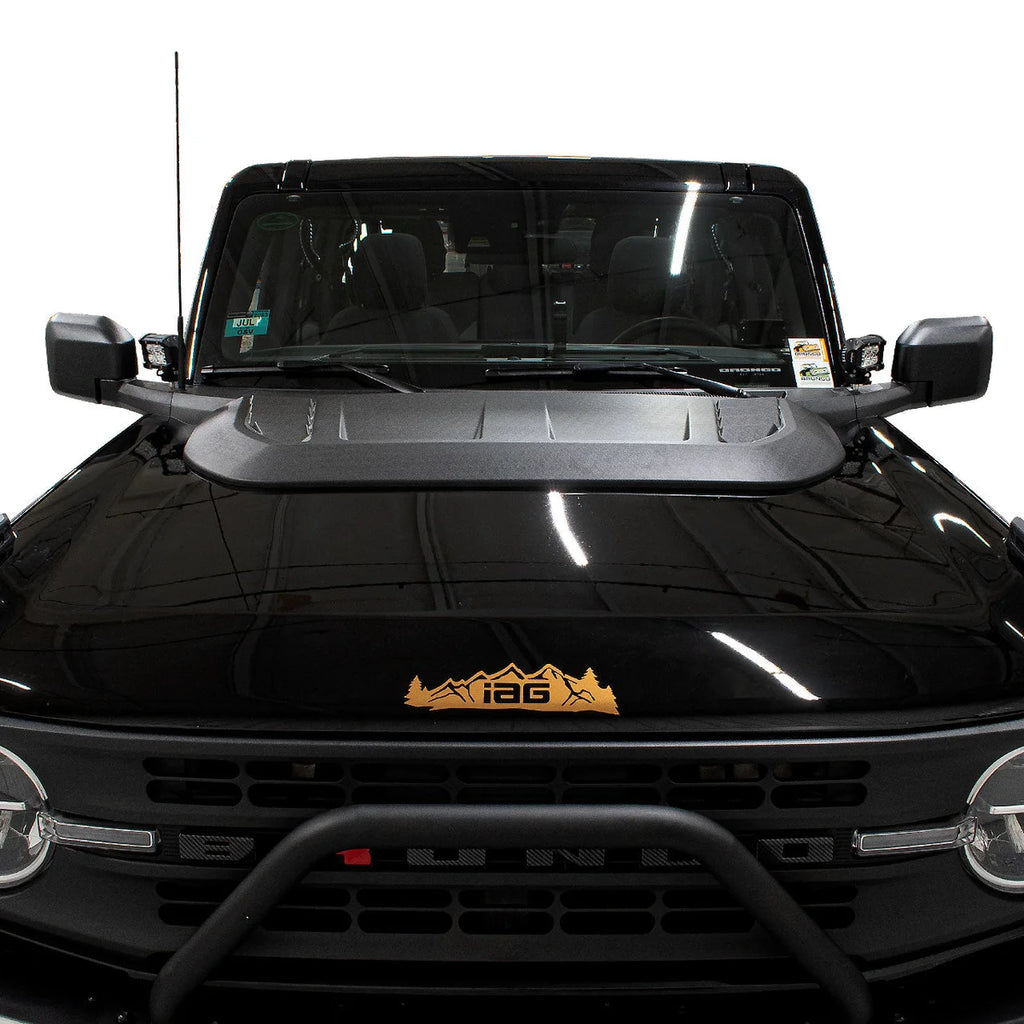 IAG Performance IAG I-Line Non-Functional Hood Scoop for 2021+ Ford Bronco IAG-BDY-F3036 - Additional View 6