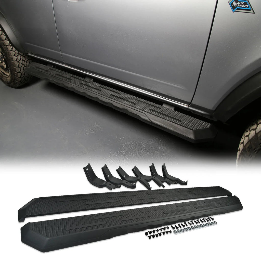 IAG Performance IAG I-Line OEM Style Running Board Step 2021+ Ford Bronco Four Door IAG-BDY-F3130 - Main Product View