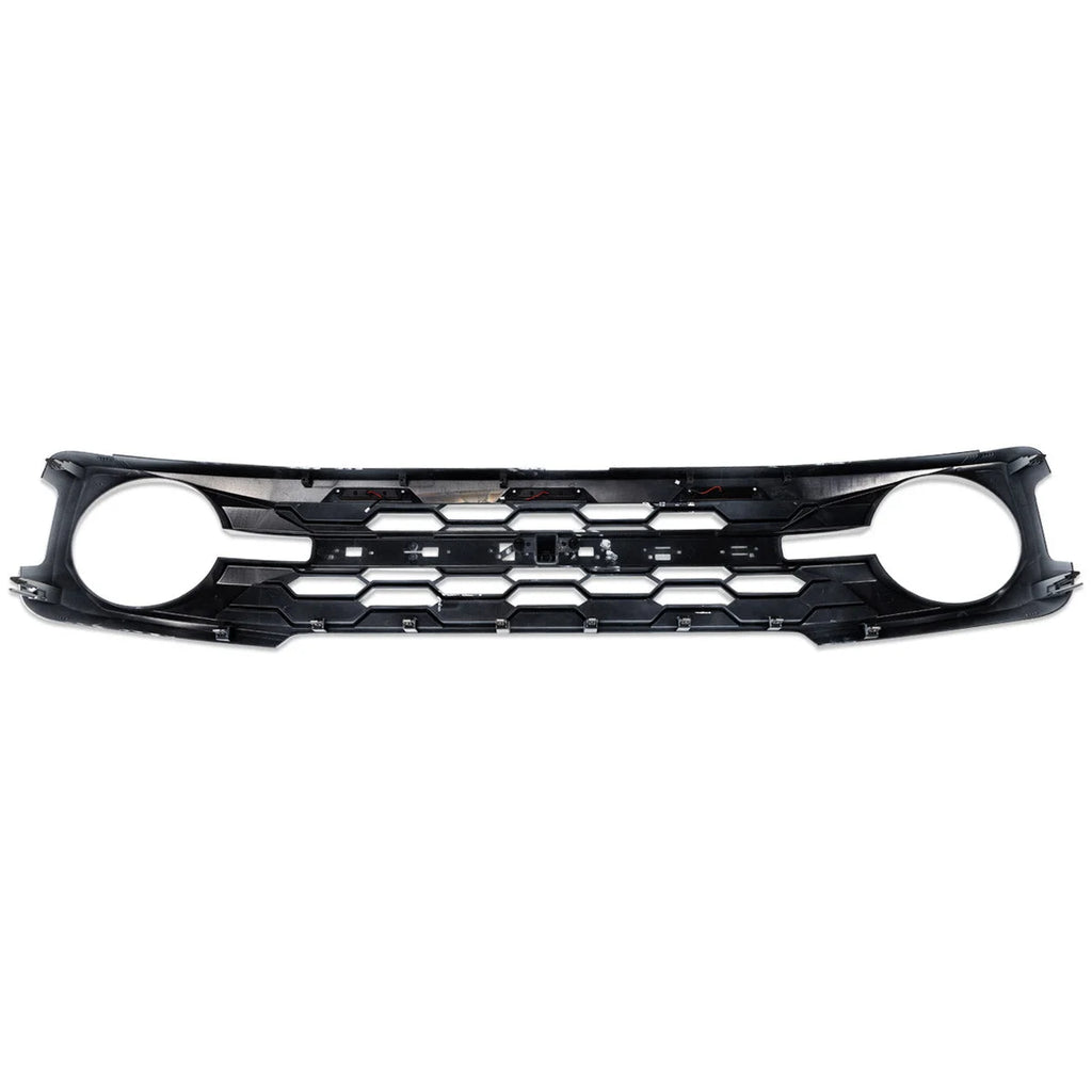 IAG Performance IAG I-Line Para-Hex Style Front Grille Gloss White w/ Lights 2021+ Ford Bronco IAG-BDY-F3117 - Additional ...