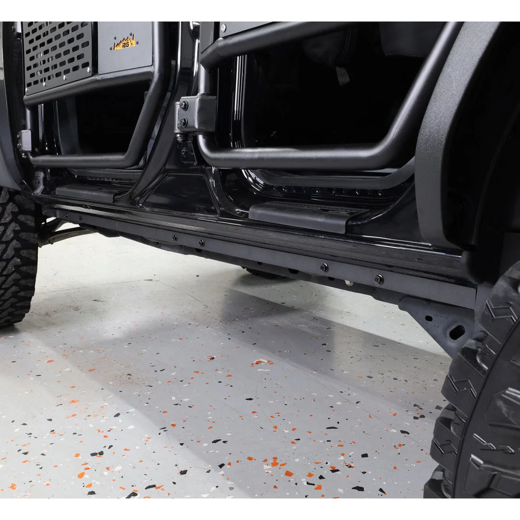 IAG Performance IAG I-Line Pinch Weld Cover Black Powder Coated Steel IAG-BDY-F3039 - Side View