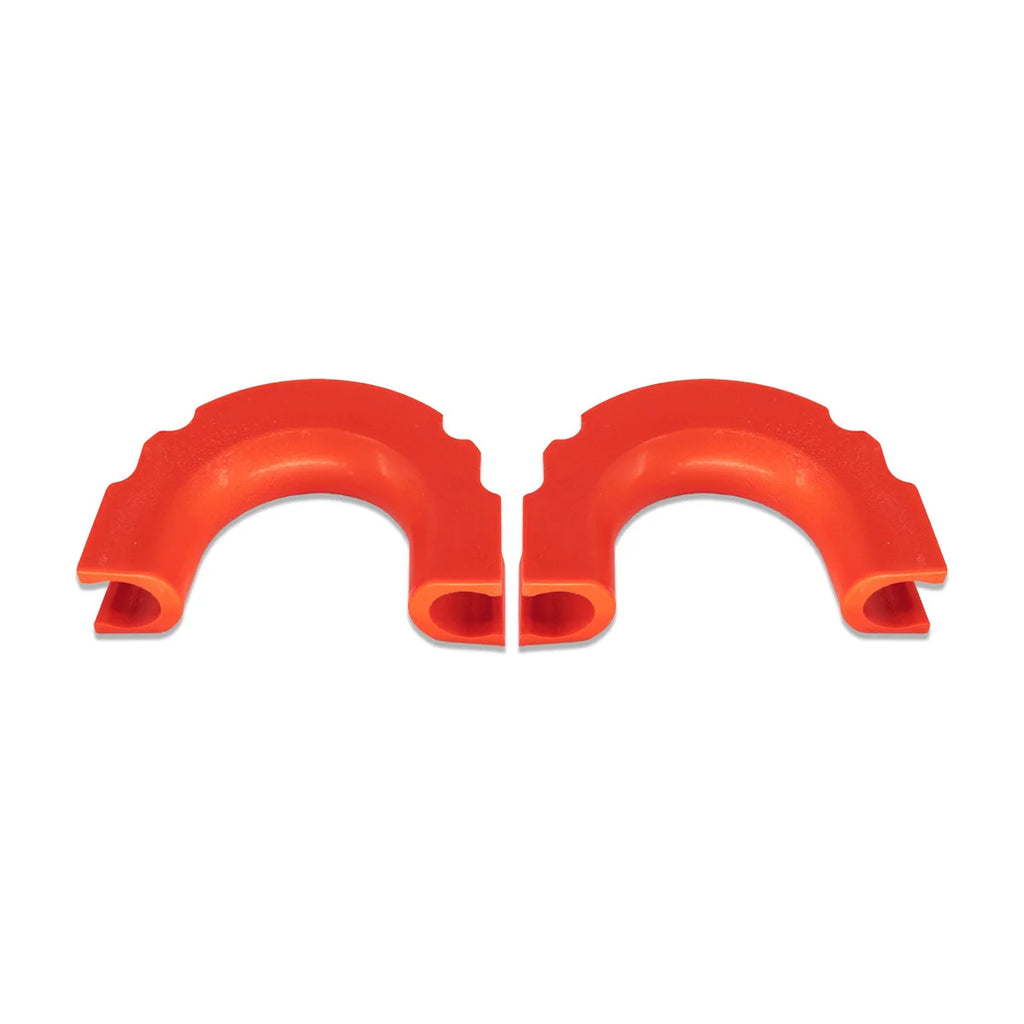IAG Performance IAG I-Line Rear Bumper Red TPE Tow Loop Cover Pair for 2021+ Ford Bronco IAG-BDY-F3051 - Additional View 5