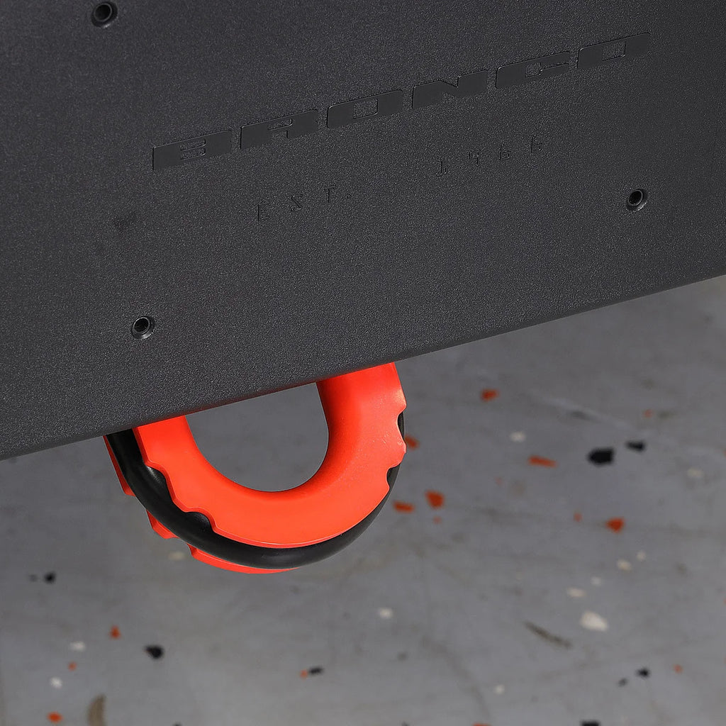 IAG Performance IAG I-Line Rear Bumper Red TPE Tow Loop Cover Pair for 2021+ Ford Bronco IAG-BDY-F3051 - Additional View 7