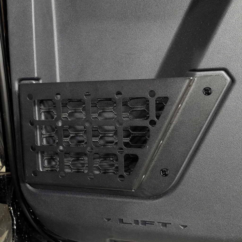 IAG Performance IAG I-Line Rear Door Bin Black Steel Molle for 2021+ Ford Bronco Four Door IAG-ACC-F3079 - Main Product View