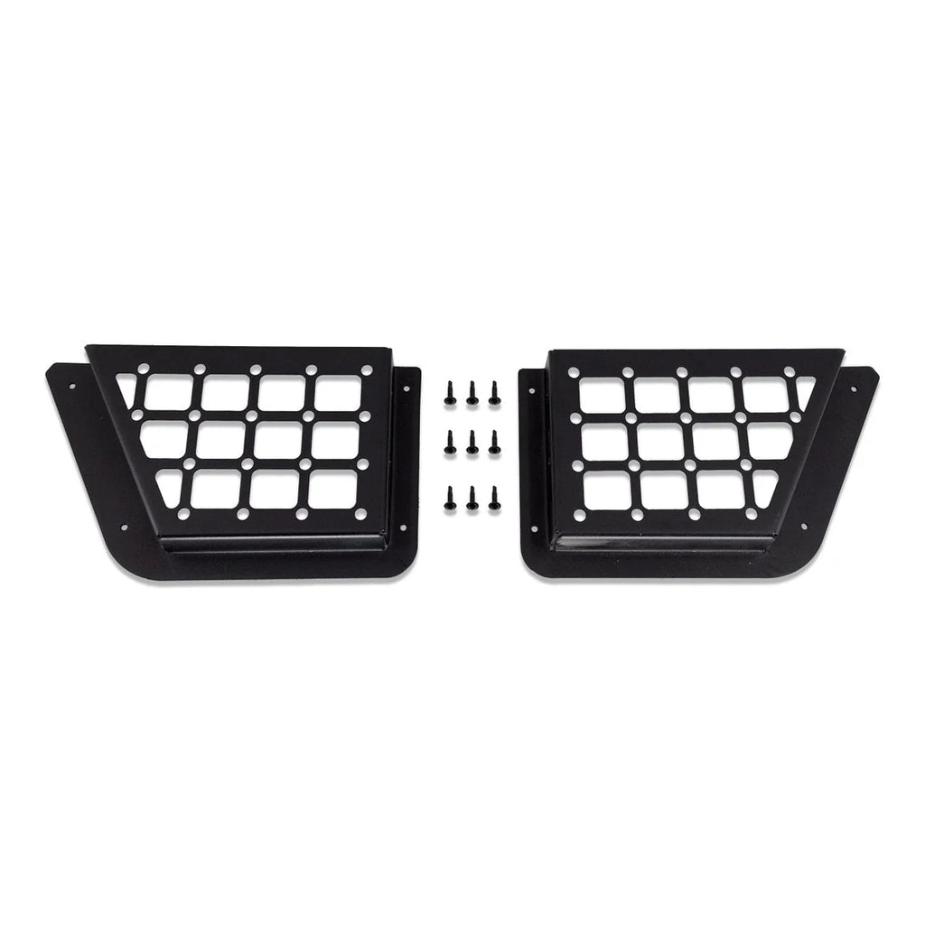 IAG Performance IAG I-Line Rear Door Bin Black Steel Molle for 2021+ Ford Bronco Four Door IAG-ACC-F3079 - Side View