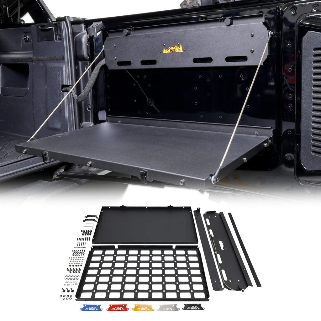 IAG Performance IAG I-Line Tailgate Table No Drill with Molle Panel for 2021+ Ford Bronco IAG-ACC-F3066 - Main Product View