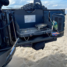 Load image into Gallery viewer, IAG Performance IAG I-Line Tailgate Table No Drill with Molle Panel for 2021+ Ford Bronco IAG-ACC-F3066 - Installation View