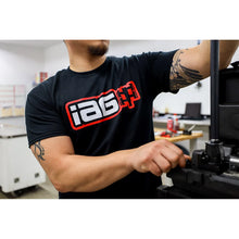 Load image into Gallery viewer, IAG Performance IAG Men's Boxer Logo T-Shirt. IAG-APP-2060L - Side View
