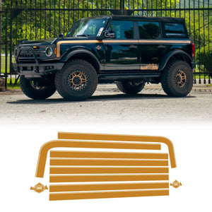IAG Performance IAG Off-Road Boss Style Vinyl Side Stripe Kit Gold IAG-BDY-F2080GD - Main Product View