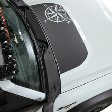 Load image into Gallery viewer, IAG Performance IAG Off-Road Front Hood Graphic - Compass Design for 2021+ Ford Bronco IAG-BDY-F2084 - Installation View