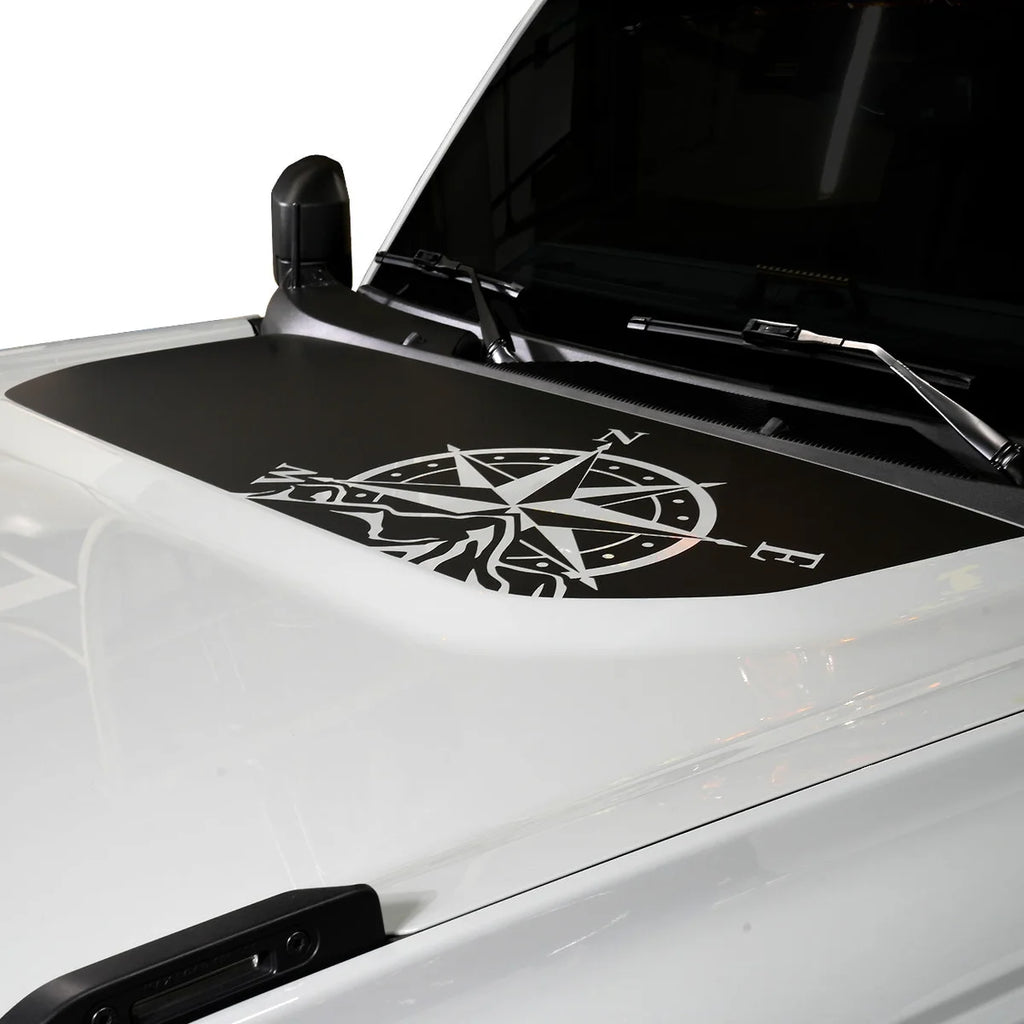 IAG Performance IAG Off-Road Front Hood Graphic - Compass Design for 2021+ Ford Bronco IAG-BDY-F2084 - Additional View 5