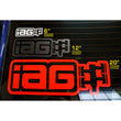 Load image into Gallery viewer, IAG Performance IAG Performance 6" Gloss White Die Cut Sticker - Sold Individually. IAG-AWS-1200GWH - Back View