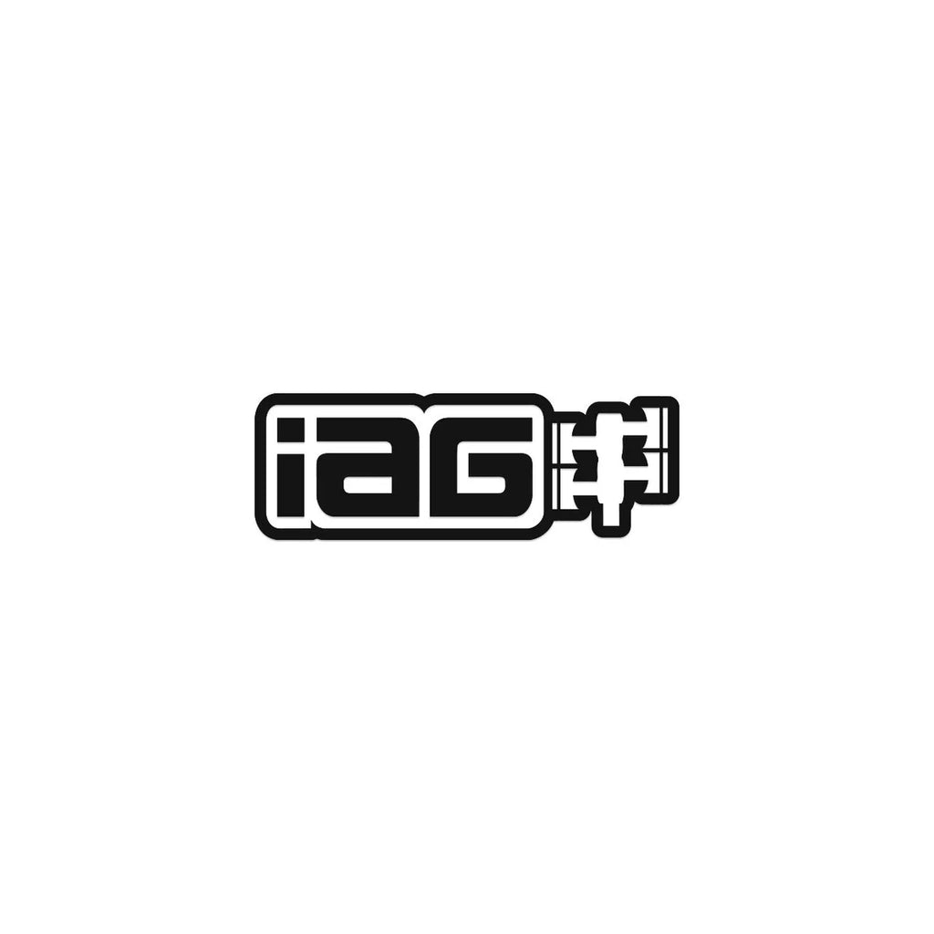 IAG Performance IAG Performance 6" Matte Black Die Cut Sticker - Sold Individually. IAG-AWS-1200MBK - Main Product View