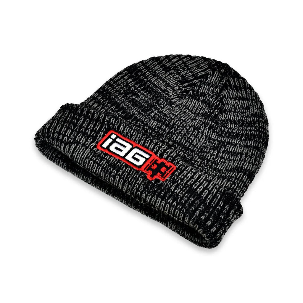 IAG Performance IAG Performance Boxer Logo Marled Cuffed Beanie Cap IAG-APP-2085 - Back View