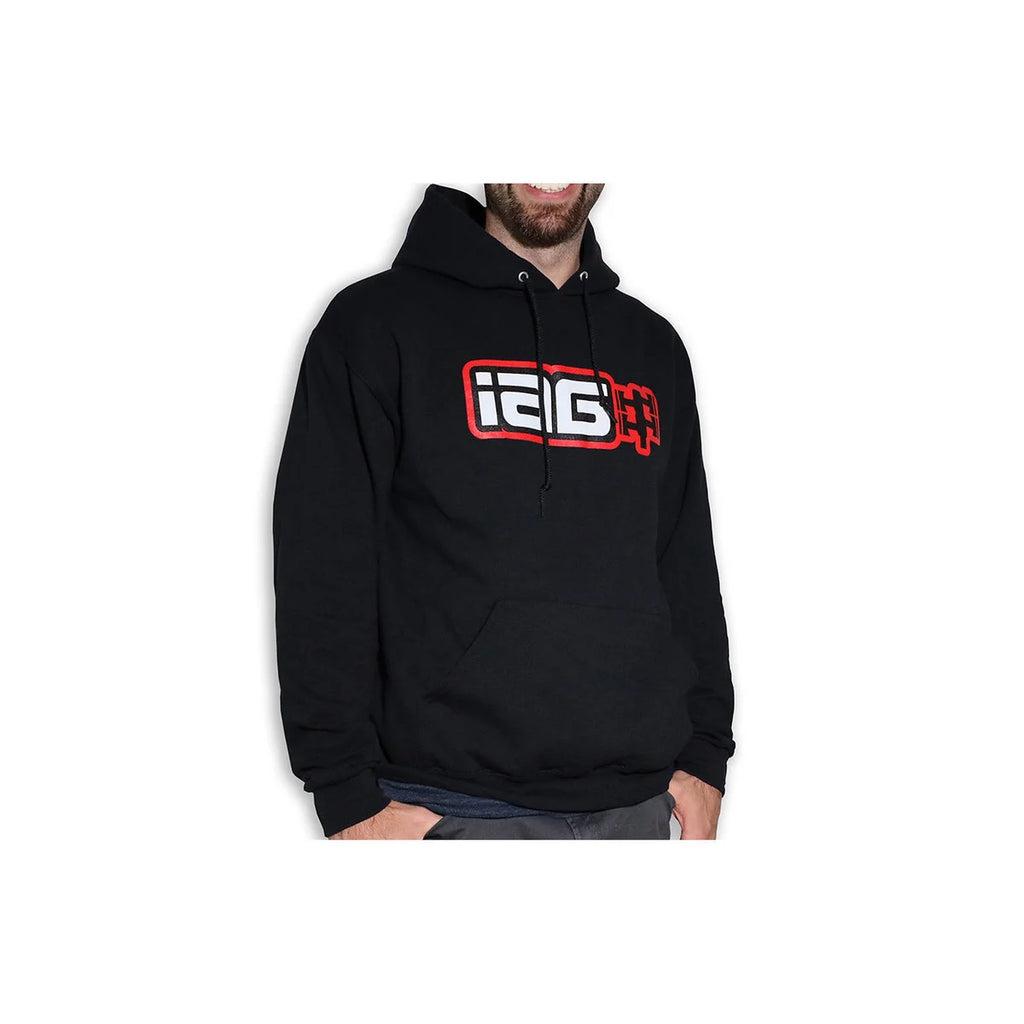 IAG Performance IAG Performance Men's Black Boxer Logo Hoodie. IAG-APP-2077BKXXL - Main Product View