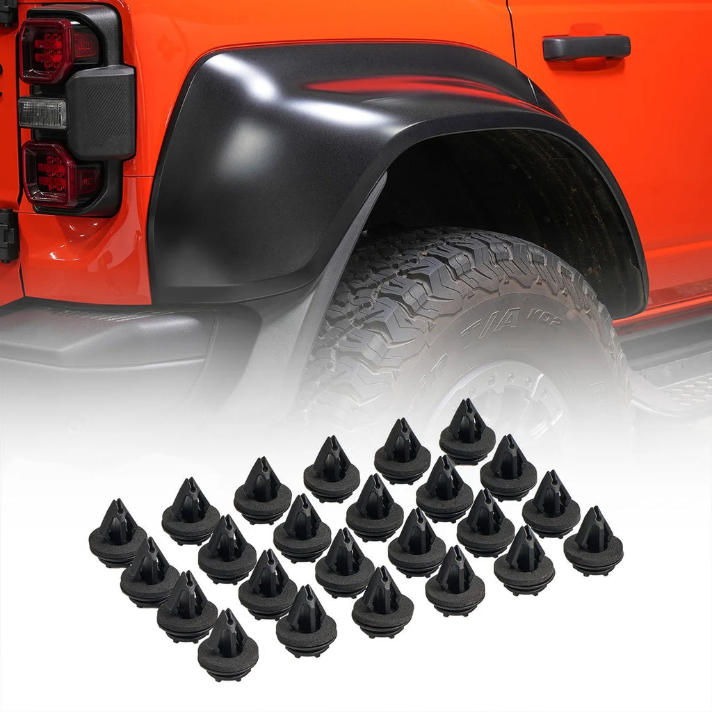 IAG Performance IAG Rear Fender Clip Kit for 22+ Ford Bronco Raptor, 24 Per Bag IAG-BDY-F3194 - Main Product View