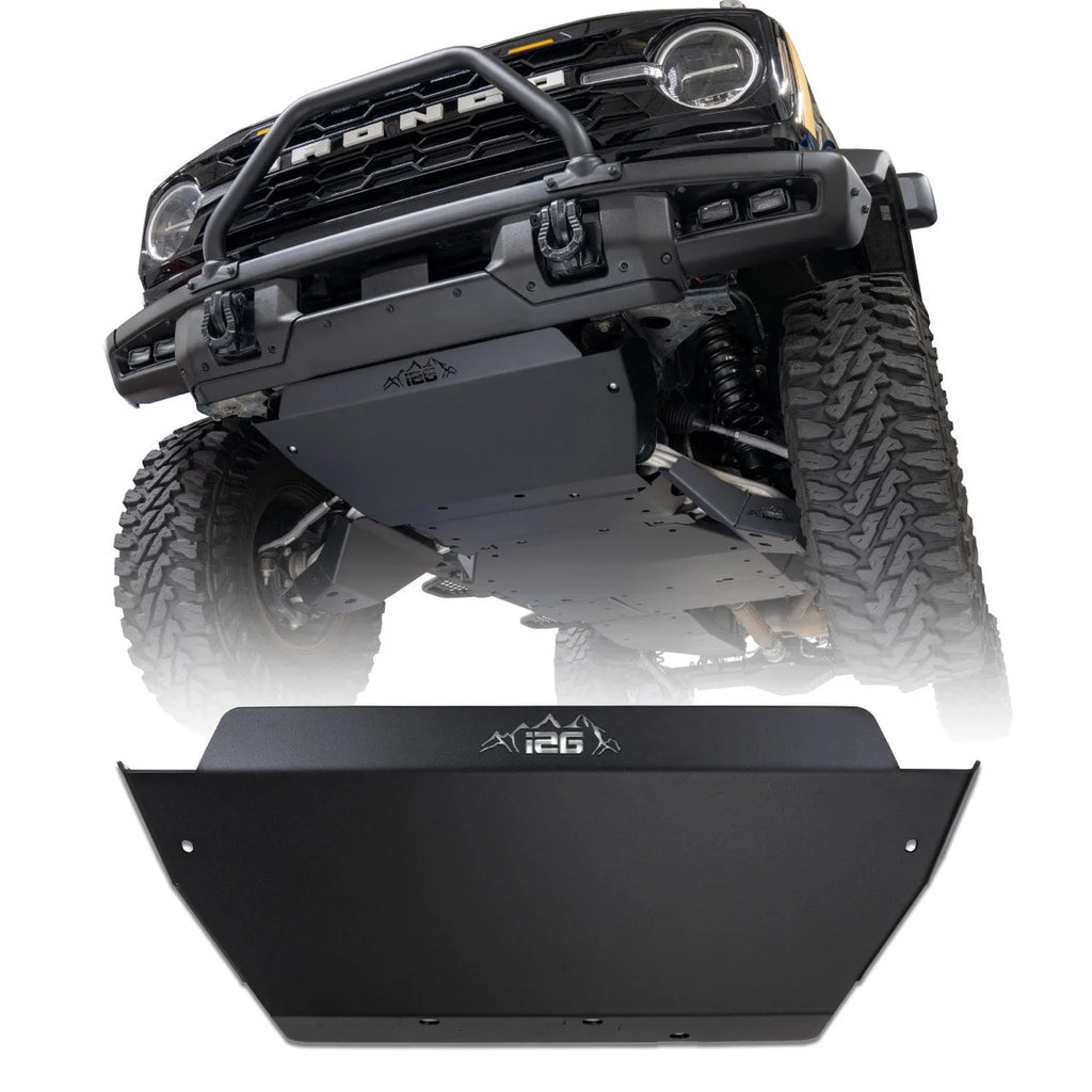 IAG Performance IAG Rock Armor Front Skid Plate For 2021+ Ford Bronco IAG-BDY-F2300 - Main Product View