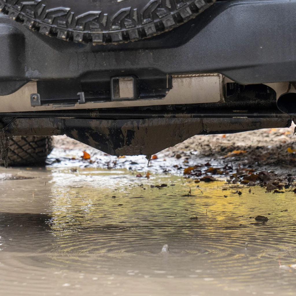 IAG Performance IAG Rock Armor Rear Differential Skid Plate for 2021+ Ford Bronco IAG-BDY-F2309 - Back View