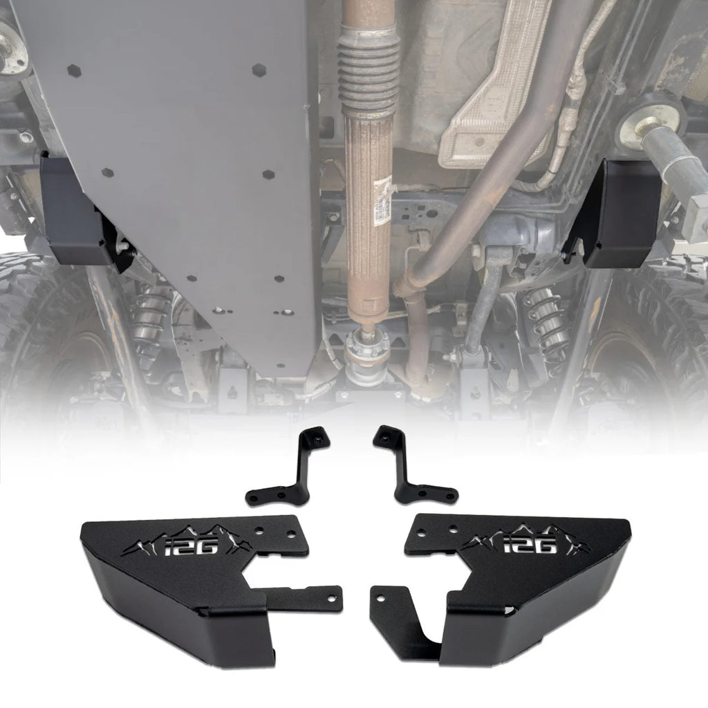 IAG Performance IAG Rock Armor Rear Lower Trailing Arm Skid Plate for 2021+ Ford Bronco IAG-BDY-F2307 - Main Product View
