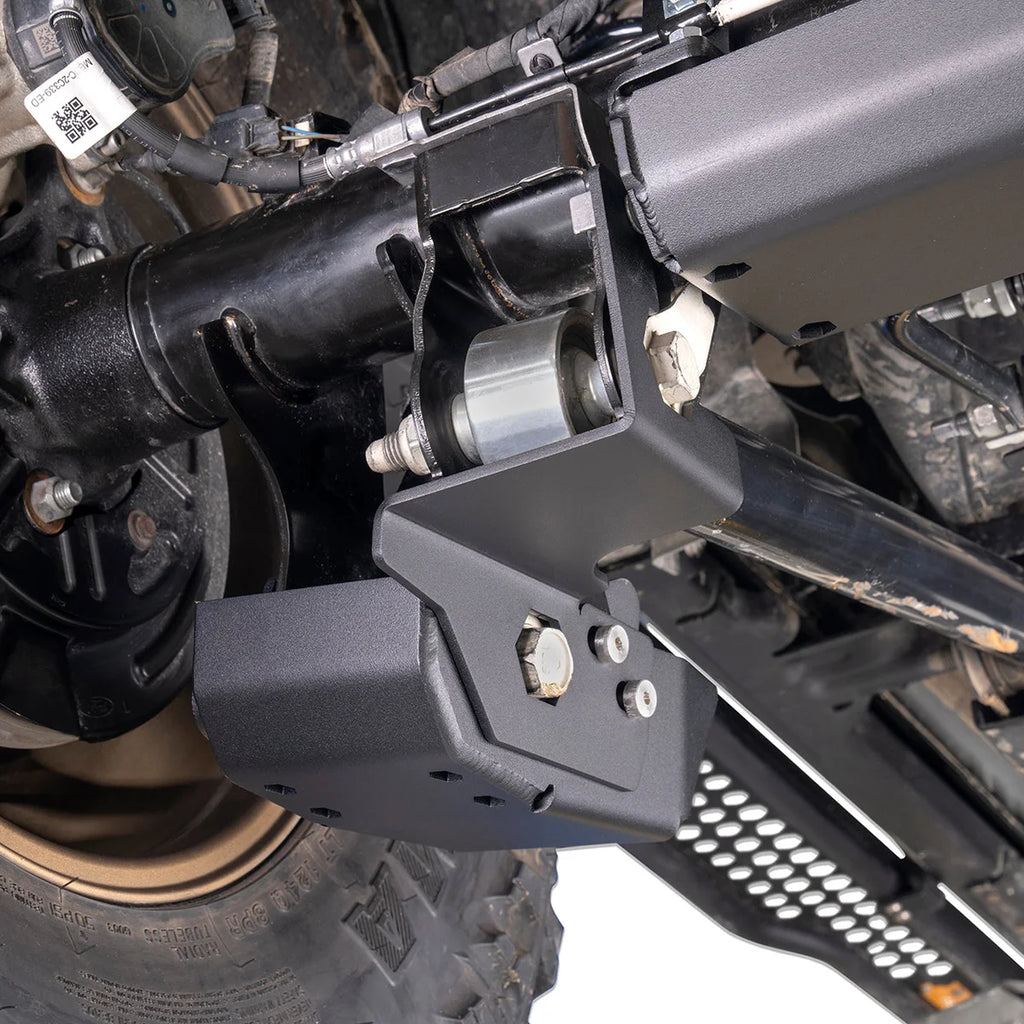 IAG Performance IAG Rock Armor Rear Shock Trailing Arm Skid Plate for 2021+ Ford Bronco IAG-BDY-F2306 - Back View