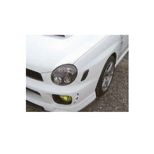 Load image into Gallery viewer, IAG Performance IAG RockBlocker Smoked Side Marker Overlay Film Kit for 2002-03 Subaru WRX. IAG-BDY-2017 - Side View