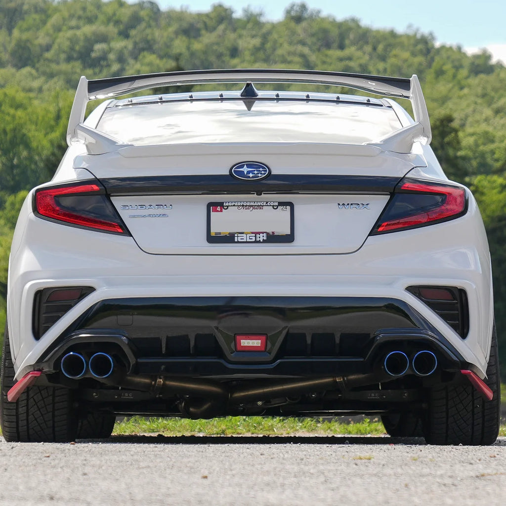 IAG Performance IAG RockBlocker Smoked Tail Light Overlay Film Kit for 2022 Subaru WRX. IAG-BDY-2019 - Side View