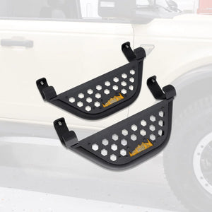 IAG Performance IAG V1 EZ-Step Add-on for 2021+ Ford Bronco 2 Door - Orange Logo IAG-BDY-F2221OR - Main Product View