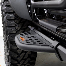 Load image into Gallery viewer, IAG Performance IAG V1 EZ-Step Add-on for 2021+ Ford Bronco 4 Door - Orange Logo IAG-BDY-F2222OR - Additional View 5