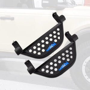 IAG Performance IAG V2 EZ-Step Add-on for 2021 + Ford Bronco 2 Door - Blue Logo (1 Pair) IAG-BDY-F2223BL - Main Product View