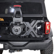 Load image into Gallery viewer, IAG Performance IAG X-Brace Tailgate Hinge Reinforcement for 21+ Bronco Non-Sasquatch IAG-BDY-F3163 - Back View