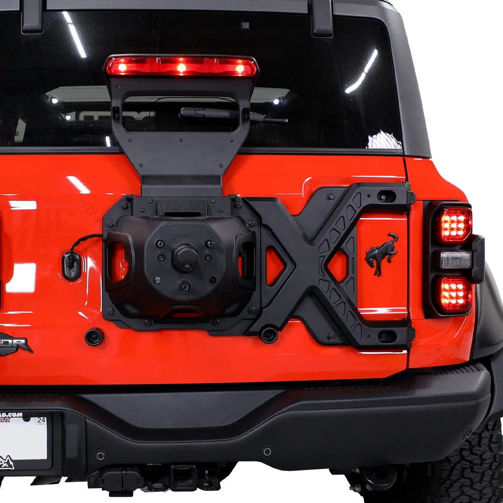 IAG Performance IAG X-Brace Tailgate Hinge Reinforcement for 22+ Bronco Raptor IAG-BDY-F3191 - Additional View 6