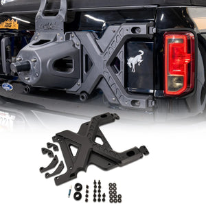 IAG Performance IAG X-Brace Tailgate Hinge Reinforcement for 22+ Bronco Sasquatch (Only) IAG-BDY-F3192 - Main Product View