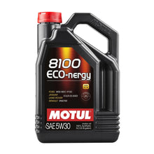 Load image into Gallery viewer, IAG Performance MOTUL 5L 5W30 ECO-NERGY (OEM Engine) Oil Change Package IAG-MNT-1009 - Side View