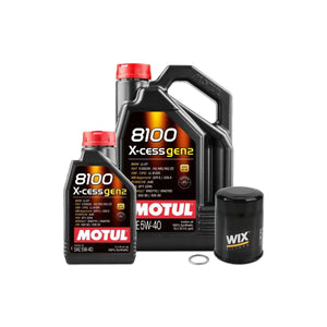 IAG Performance MOTUL 6L 5W40 8100 X-CESS (Built Engine) Oil Change Package IAG-MNT-1008 - Main Product View