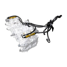 Load image into Gallery viewer, IAG Performance PTFE Flex Fuel Syst Kit w/ FIC Injectors, Aeromotive FPR, IAG Fuel Rails (Gold) IAG-AFD-2340GD - Side View