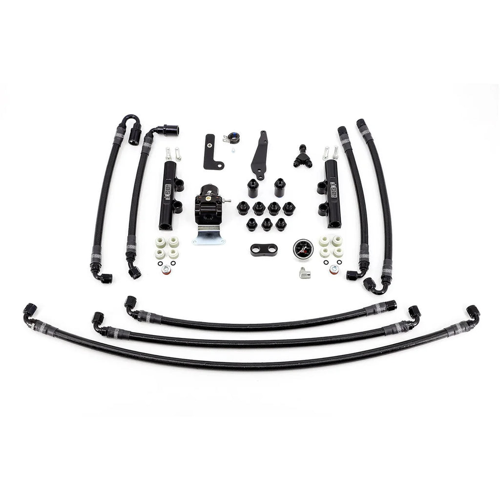 IAG Performance PTFE Flex Fuel System Kit with Lines, FPR and Fuel Rails IAG-AFD-2614BK - Main Product View