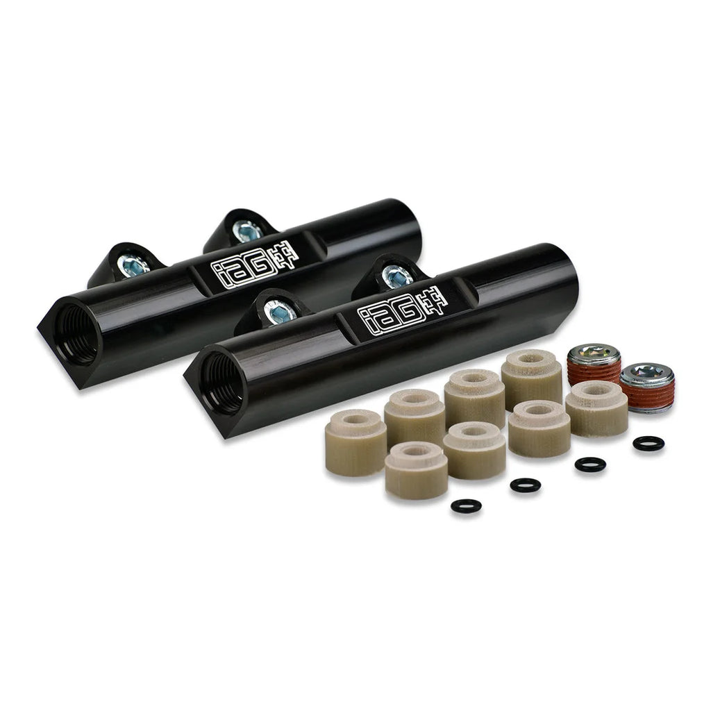 IAG Performance V3 Top Feed Fuel Rails (Black Finish) IAG-AFD-2102BK - Main Product View