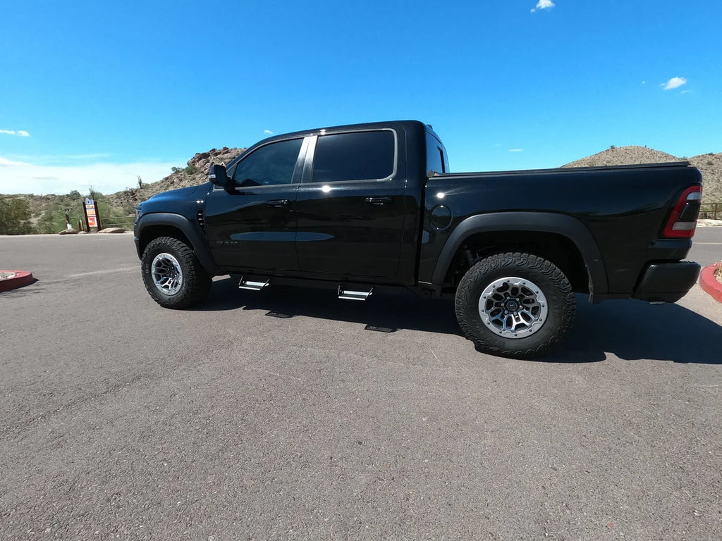 ICI Dual step, reinforced aluminum, black, rust free, bolt on 840121412890 - Main Product View