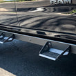 Load image into Gallery viewer, ICI Dual step, reinforced aluminum, black, rust free, bolt on 840121412890 - Back View