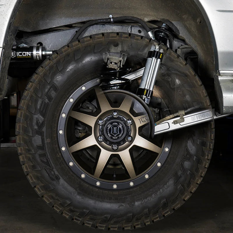 ICON 0-3.5in Stage 3 Suspension System w/ Billet UCA fits 2003-2009 Lexus GX470 - Side View