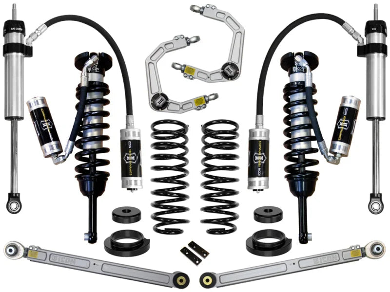 ICON 0-3.5in Stage 5 Suspension System w/Billet UCA fits 2003-2009 Lexus GX470 - Main Product View