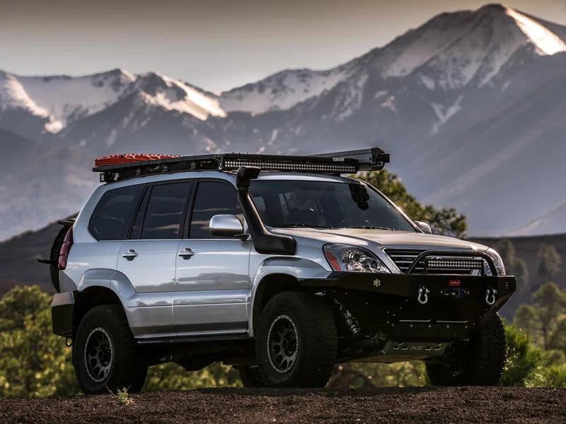 ICON 0-3.5in Stage 5 Suspension System w/Billet UCA fits 2003-2009 Lexus GX470 - Installation View