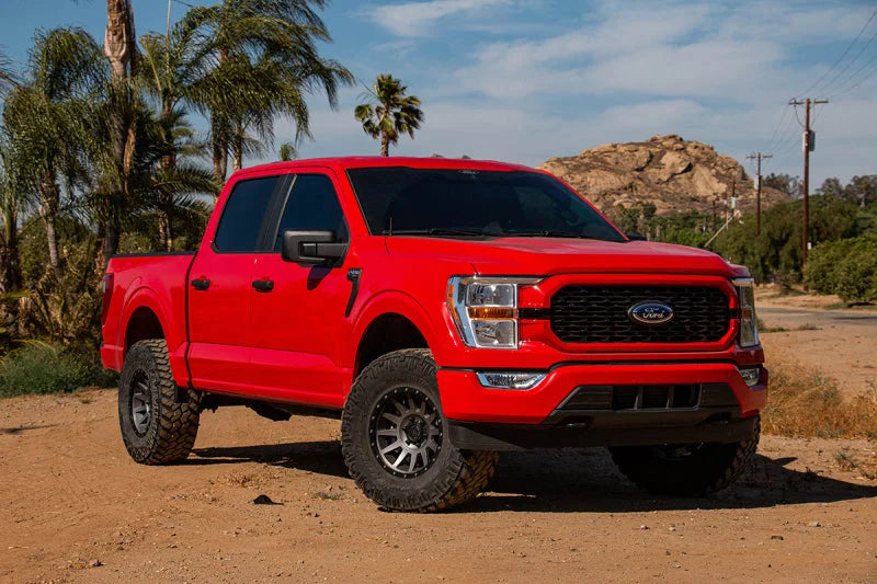 ICON 0-3in Stage 1 Suspension System fits 2021-2023 Ford F-150 KING RANCH / 2021-2022 Ford F-150 LIMITED / Ford F-150 2WD - Side Vi...