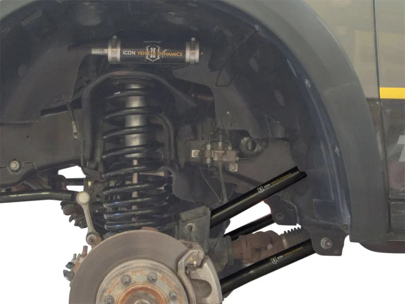 ICON 03-12 Dodge Ram HD Fixed Tubular Link Kit - Side View