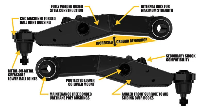 ICON 05-23 Toyota Tacoma Lower Control Arm Kit - Additional View 8