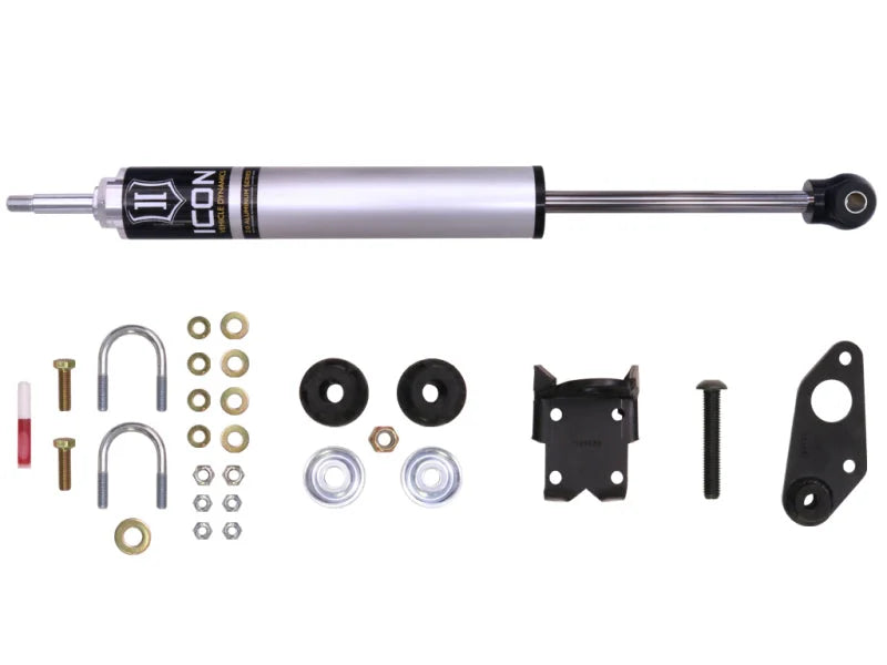 ICON 07-18 Jeep Wrangler JK High-Clearance Steering Stabilizer Kit - Main Product View